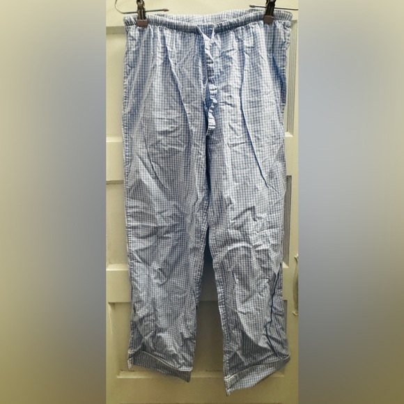 Brooks Brothers Gingham Cotton Pajama Set | Blue Check | XS - Picture 7 of 10